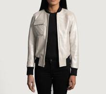 Chaqueta universitaria para mujer Etiqueta privada Precio competitivo de moda Etiqueta personalizada Recién llegado Crop Top Varsity Chaquetas 2025 - Product Image 4