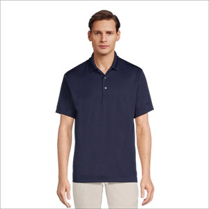 Manches courtes pour hommes personnalisables pour polos Tissu PK blanc Coton uni avec option de conception 3D Caractéristique anti-rides - Product Image 1