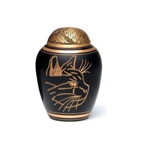 Venta al por mayor de urnas de cremación de mascotas de latón con estampado de pata de plata Juego de 3 urnas de cenizas baratas y mejores de recuerdo - Product Image 4