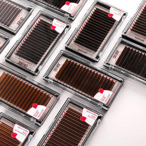 Charmlash <b>Individual</b> <b>Lashes</b> Wholesale Wholesale <b>Lash</b> Extensions Manufacturer False Brown <b>Lashes</b> Private Label Oem Odm Semi Matte - Product Image 1