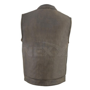 Offre Spéciale respirant hommes gilet en cuir Design Unique hommes gilet en cuir nouveauté hommes gilet en cuir - Product Image 3
