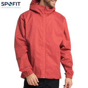 Veste bomber imperméable à séchage rapide coupe-vent personnalisée OEM pour l'extérieur avec capuche Design avant Vente en gros pour hommes - Product Image 1
