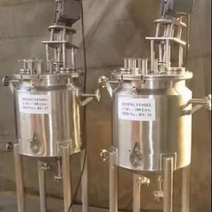 Réservoir de mélange à chaud en acier inoxydable 316 certifié CE, agitateur spiralé, équipement de production de sirop de sucre, de détergent en poudre - Product Image 3