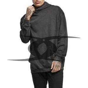 Sudaderas con capucha rasgadas en blanco teñidas para hombre personalizadas, sudaderas con capucha de lana de algodón pesado, sudaderas con capucha térmicas desgastadas lavadas con ácido para hombre - Product Image 5