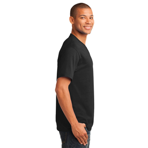 Camiseta de manga corta con cuello en V para hombre, camisetas con cuello en V Premium azul real para hombre, camiseta ajustada moderna - Product Image 4