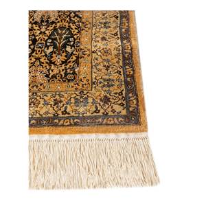 Tapis en soie noués à la main Gulmarg, motif floral rouge et orange, pour la décoration de la maison, du salon ou du couloir, taille 9x12, pour adolescents - Product Image 4