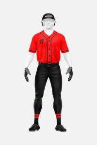 Ensemble d'uniformes de baseball personnalisés en gros, vêtements de sport d'équipe, jersey et pantalon en polyester à séchage rapide - Product Image 4