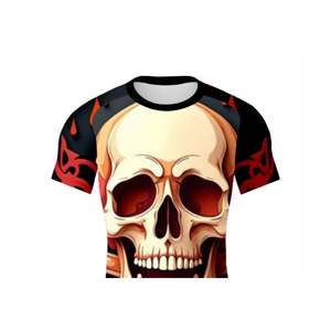 Concevez votre propre style hommes Rash Guard imprimé Logo protéger le corps Rash Guard sang éclaboussé Rash Guard - Product Image 4