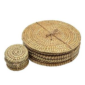 พรม/แผ่นรองผักตบชวาทำมือฟางน้ำปรับแต่งได้ - Product Image 4