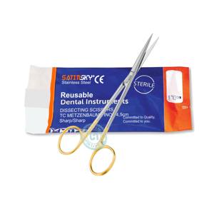 TIJERAS DE DISECCIÓN Sharp/Sharp 5cm Tijeras quirúrgicas rectas Mart Acero inoxidable Fabricado de AISI 420 - Product Image 4