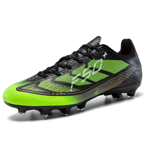<span class=keywords><strong>Scarpe</strong></span> <span class=keywords><strong>da</strong></span> <span class=keywords><strong>Calcio</strong></span> Unisex con Tomaia Sintetica FG AG, Tacchetti Lunghi, Suola Anti-Torsione, Produzione OEM all'Ingrosso - Product Image 1