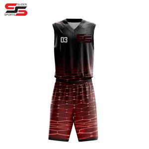 Sin mangas Venta caliente Baloncesto Jersey Uniforme Diseña tu propio logotipo Uniforme de baloncesto para unisex para personalizar - Product Image 4