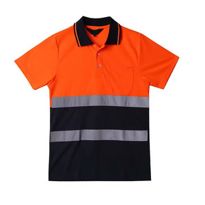 เสื้อโปโลปลอดภัยสไตล์ใหม่เสื้อโปโลแบบสะท้อนแสงเสื้อโปโลปลอดภัยออกแบบโลโก้ของคุณเอง - Product Image 2