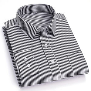 Nouvelle Chemise Habillée Oxford Homme 2026 en Polyester/Coton à Manches Longues, Couleur Unie, Séchage Rapide, Respirante, Style Business Décontracté, Automne - Product Image 3