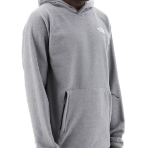 Gris sans ficelle respirant hiver lourd GSM polaire pull à capuche personnalisé goutte épaule haute qualité sweat à capuche - Product Image 4