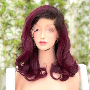 Pelucas hinchables de color Burdeos de buena calidad con cabello humano vietnamita, precio al por mayor - Product Image 3