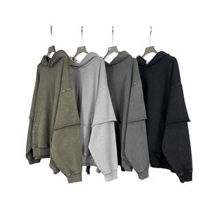 Sweat à capuche personnalisé en coton imprimé en relief, qualité supérieure, confortable, chaud, décontracté, tendance, surdimensionné, streetwear - Product Image 1