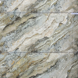 กระเบื้องพอร์ซเลนลายหินอ่อนสีขาวเคลือบเงาคุณภาพสูงขนาด 600*1200 มม. สไตล์โมเดิร์นยุโรปจากอินเดีย - Product Image 1