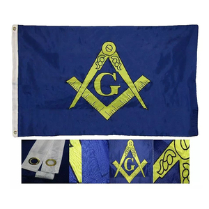Top Selling Grand Knights Templar Commandery <b>Banner</b> Machine Embroidery Masonic Regalia KT <b>Banner</b> top quality ronpex - Product Image 5