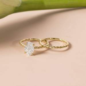 925 argent Moissanite Marquise coupe diamant bague de fiançailles avec des bijoux de mariage élégants de style corde - Product Image 5