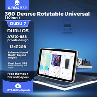 MEKEDE EU STOCK Autoradio multimédia Android DUDU GPS Navigation Car-play Unité principale 10,1 pouces Radio de voiture