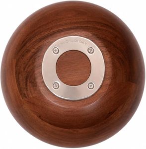 Natural Black Acacia Wooden Mixing <b>Bowl</b> <b>with</b> <b>Lid</b> and Handle Attachment For Stand Mixer Wood <b>Serving</b> Container <b>Bowl</b> Kitchen Decor - Product Image 6
