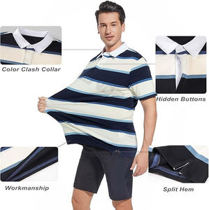 Polos de moda para hombres Camiseta Polo casual elegante para hombres: Uso diario sin esfuerzo 2024 - Product Image 3