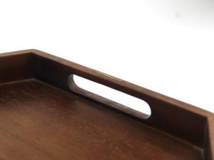 Bandeja de bambú decorativa minimalista de Vietnam 100% herramienta de servicio de madera ecológica para frutas verduras herramienta decorativa de Mesa para el hogar - Product Image 3