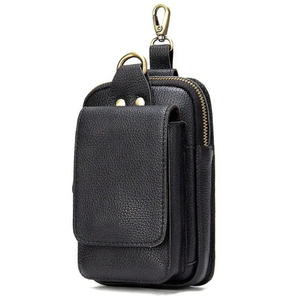 Sac banane vintage unique en cuir de vachette rétro, sac banane à bandoulière, ceinture, style rétro, sac banane en cuir vintage - Product Image 1