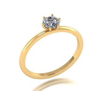 แหวนเพชรโมอิสสีเงินสเตอริง925แหวนหมั้นแหวนเพชรโมอิสชุบทองแหวนสัญญา - Product Image 3