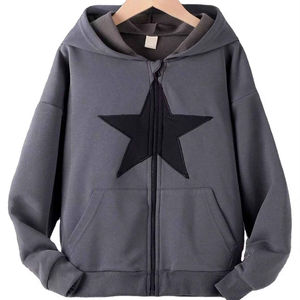 Sudaderas con Capucha 100% Algodón Invierno Bordado 3D Diseño Personalizado Alta Calidad Hombre Impermeable Transpirable con Calidad Económica - Product Image 1