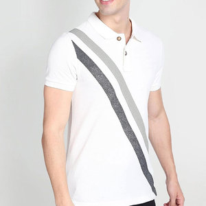 Camiseta de punto de verano a la moda para hombre, camiseta informal de manga corta para hombre, camiseta polo de color sólido y corte holgado para hombre - Product Image 2