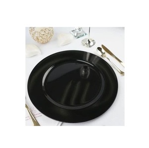 Plaque de charge en fer noir écologique de qualité supérieure avec sensation vintage lavable au lave-vaisselle pour des repas de vacances élégants et des dîners en famille - Product Image 1