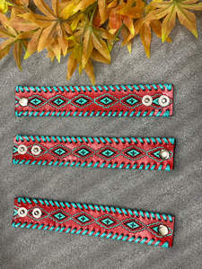 กำไลข้อมือหนังทำมือสำหรับทุกเพศ, สินค้ามาใหม่กำไลข้อมือแฟชั่นทำมือทาสีด้วยมือมีสไตล์ตะวันตกใช้ได้ทุกวัน - Product Image 3