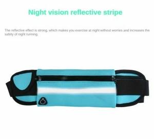 Réglable Léger Imperméable Respirant Polyester/Nylon Courir Taille Ceinture De Soutien Protection Professionnelle Poche À Fermeture Éclair - Product Image 2