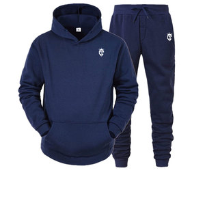 Los más vendidos conjuntos de chándal de lana de tela de alta calidad para hombre diseño personalizado Color personalizado Fitness invierno camiseta de talla grande - Product Image 4