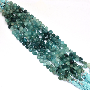 Cuentas de Granidierita AAA+ de 7mm-8mm, Facetadas en Forma de Corazón, Cuentas de Piedras Preciosas Semipreciosas de Granidierita Natural para la Fabricación de Joyas - Product Image 1