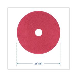 Discos de Pulido Rojos para Pisos de Concreto, de 21 Pulgadas de Diámetro, Marca Boardwalk, con Diamante - 5 por Caja - Product Image 3