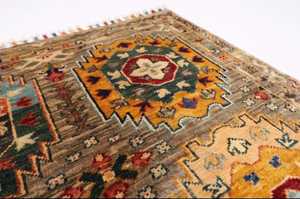 NOEUD RUG Tapis fait à la main afghan tribal de haute qualité taille 3x5 pour la maison et le balcon tapis brodé - Product Image 4