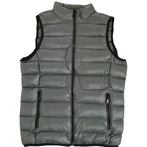 Gilet matelassé pour hommes vêtements d'extérieur hiver chaud rembourré extérieur décontracté épais isolé matelassé sans manches veste gilet gilet - Product Image 4