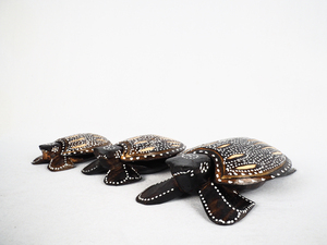 Cenicero hecho a mano con forma de tortuga para cigarros, bandeja de ceniza de la mejor calidad, accesorios para fumar, Cenicero de madera, pintura a mano - Product Image 3