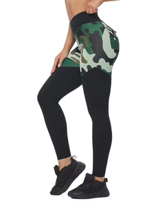 Taille haute Compression Stretch Gym Sport Workout Leggings Serré Sans Couture Yoga Leggings Leggings Logo Personnalisé Sport Yoga Pantalon - Product Image 3