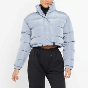 <b>Women</b> Windproof Lightweight Down <b>Padded</b> Bubble Puffer Jackets Custom Cropped Puffy Quilted <b>Winter</b> <b>Coats</b> for <b>Womens</b> - Product Image 1