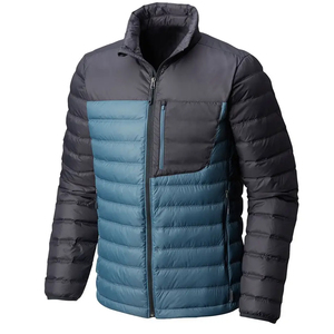 Venta al por mayor chaqueta Puffer logotipo personalizado OEM impreso de alta calidad personalizado chaqueta de invierno para los hombres burbuja Puffer chaquetas con bolsillos - Product Image 1