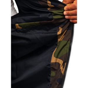 Veste matelassée de haute qualité en gros, vêtements d'extérieur pour hommes, automne, décontractée, respirante, écologique, rembourrage en polyester, personnalisable - Product Image 6