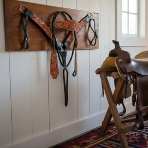 Brida de Cuero Genuino para Carreras de Caballos en Oferta |   Alta Calidad Profesional, Resistente y Duradero |   Conjunto de Brida y Riendas Flash |   2026 - Product Image 4