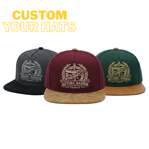 Casquette de baseball hip-hop personnalisée avec logo brodé, 6 panneaux, visière plate, snapback, sport, Gorros, fabriquée au Vietnam - Product Image 1