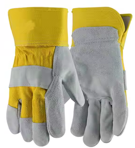 ถุงมือหนังวัวแบบแยกสำหรับทำงานทนทานถุงมือป้องกันมือสำหรับใช้ในบ้าน - Product Image 6