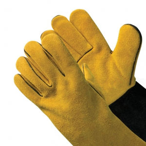 Top Quality Genuine Leather Hot Selling <b>Welding</b> <b>Gloves</b> Non Slip Youth Adult Unisex Lightweight <b>Welding</b> <b>Glove</b> for Sale - Product Image 6
