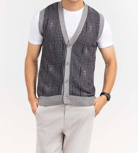 Pulls en coton sans manches de haute qualité Plus hommes sweats décontractés pour hommes respirant grande taille chandails pour hommes - Product Image 6